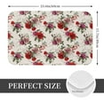 thumbnail image 2 of Sikiie Rose Flowers Print Flannel Anti-slip Floor Mat 16x24in, Thickened Dustproof Entrance Door Mat Floor Mat for Kitchen, Bathroom, Laundry Room, 2 of 7