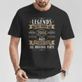 thumbnail image 2 of Legends Born In 2004 T-Shirt – 21st Birthday Shirt for Men, 21 Years Old Milestone Tee, Vintage 2004 Birth Year Celebration Gift, 2 of 3