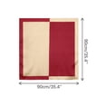 thumbnail image 3 of Elerevyo Women Contrast Color  35" Large Scarf Satin Silky Square Head Wrap Bandanas, 3 of 6