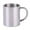 Z6_Silver L, variant on Qiangzon Camping Mug Metal Cups Foldable Handle Camping Mug Stainless Steel Drinkware for Outdoor Backpacking, Boiling Water Cup, Metal Coffee Cup for Camping and Hiking Adventures Cup*1