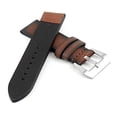 thumbnail image 2 of DASSARI Opus Thick Distressed Italian Leather Watch Strap, 2 of 2