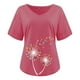 thumbnail image 4 of Elegante mujer con cuello en V estampado camiseta blusa Tops sudadera OAVQHLG3B Store  lin121212, 4 of 4