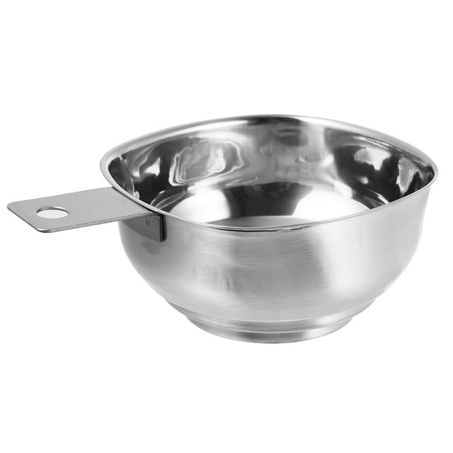 Embudo cuadrado de acero inoxidable de boca ancha y gran diámetro para recoger aceite y atascos, con asa, utensilio de cocina para el hogar, la cocina o el restaurante (plateado).