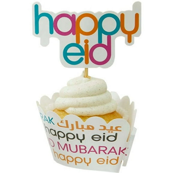 Ramadan 'Font' Cupcake Kit for 8 (16pc)