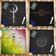 thumbnail image 2 of Mantel de Tarot personalizable, Altar Bumerkaba brujería, tapete de tarjeta de oráculo pagano, Péndulo de cristal de astrología qym unisex, 2 of 2