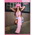 thumbnail image 2 of Party Collection Women Minimalist Fluffy Stiletto Heeled Fashion Boots, Fashion Outdoor Classic Boots, 2 of 5