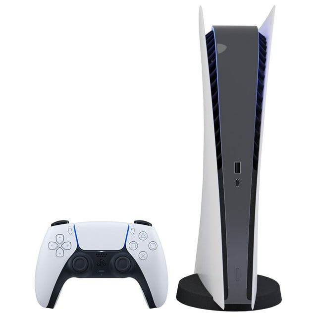 Sony - PlayStation 5 Digital Edition (Sony PS5 Digital) Video Game Console - White (Refurbished)