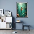thumbnail image 7 of Diamond Art Kit for Adults, Mermaid Oceanic Glow Fantasy Scene Diamond Painting for Adults Beginners, 5D DIY Diamond Art Painting Kits, Colorful Diamond Painting Craft for Home Decor 12x16, 7 of 7
