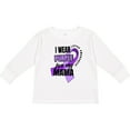 thumbnail image 3 of Inktastic I Wear Purple For My Mama Lupus Awareness Boys or Girls Long Sleeve Toddler T-Shirt, 3 of 5