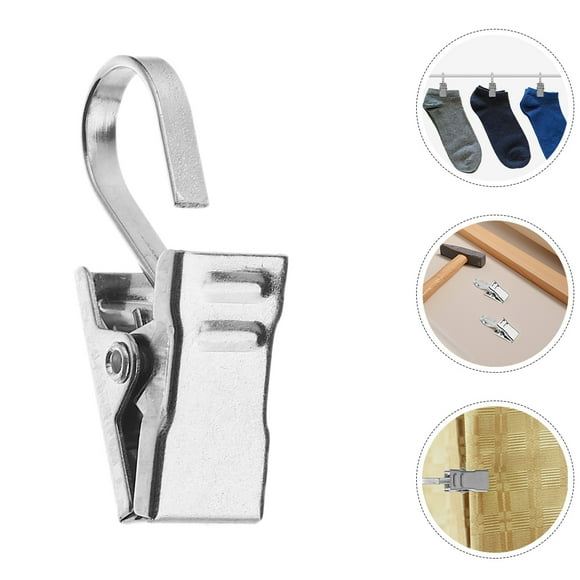 unbranded 25Ud Clips De Acero Inoxidable Para Con Plata Para Y