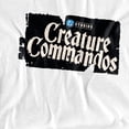 thumbnail image 2 of Creature Commando Logo Kids T Shirt for Youth Boys and Girls, White, Large, 2 of 3
