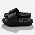 thumbnail image 2 of IEMIEMIEM Slides for Men Shower Shoes House Slippers Beach Sandals EVA Comfortable Bathroom Non Slip Lightweight Quick Dry Suitable for Indoor Outdoor 8-8.5 wide, 2 of 5