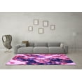 thumbnail image 3 of Ahgly Company Indoor Rectangle Abstract Purple Modern Area Rugs, 7' x 10', 3 of 4