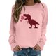 thumbnail image 2 of Gibobby Sudadera sin capucha y ocio Blusa de manga larga con cuello redondo y estampado del día de San Valentín para mujer (estilo 01)(Rosa, XXL), 2 of 4