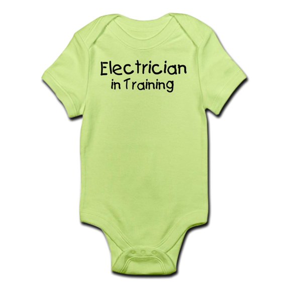 CafePress - Electrician In Training Infant Bodysuit - Baby Light Bodysuit