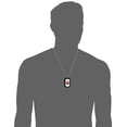 thumbnail image 4 of Men's Stainless Steel Episode 7 Rebel Chewbacca with Rubber Silencer Double Dog Tag Pendant Necklace, 4 of 5