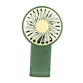 thumbnail image 4 of Mini ventilador portátil, silencioso, base plegable, recargable, regalo de verano verde, 4 of 9