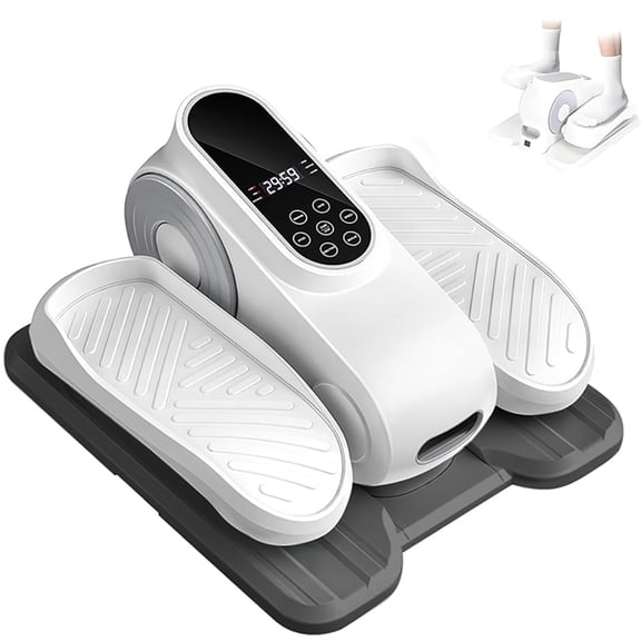 Under Desk Electric Elliptical Pedal Leg Exerciser with 12 Adjustable Levels for Home Office Leg Workout Exercise Equipment