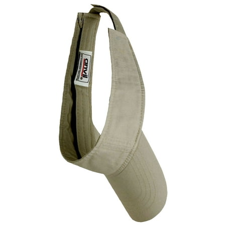 - Solid Low Profile 3 Panel Twill Visor