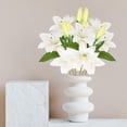 thumbnail image 4 of of 6 Artificial Lily Flowers, Artificial Plastic Flowers, Artificial Lily Home Wedding Party Decoration, Flower Arrangement, 4 of 5