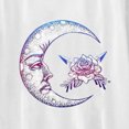 thumbnail image 3 of Puntoco Blusa de manga corta informal con estampado de sol y luna vintage para mujer Puntoco Puntoco-3497, 3 of 8