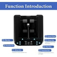 thumbnail image 6 of Automatic Card Dealer Machine, 360° Rotating Playing Card Dealer Machine 2 Decks Card Fast Accurate & Stable Smooth Dealing, Playing Card Table for Texas Holdem, Blackjack, 6 of 7