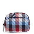 thumbnail image 1 of Bolsa organizadora de maquillaje para cosméticos Vera Bradley Patriotic Plaid, 1 of 1