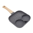 thumbnail image 4 of 4 Hole Frying Pan, Anti Scalding Heat Resistant Black Omelet Pan  For Kitchen For Gas And Induction Cooker Black, 4 of 8