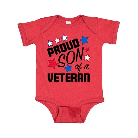 

Inktastic Proud Son of a Veteran- Veterans Day Gift Baby Boy Bodysuit