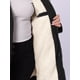 thumbnail image 5 of Abrigo de mujer plus size Agnes Orinda, chaqueta con capucha forrada de felpa, cintura elástica, con cremallera y botones, de manga larga, parka con bolsillos, 2X negro, 5 of 6