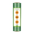 thumbnail image 3 of PSBM Cast Hand Stretch Wrap 18" x 1500' 4 Rolls 80 Gauge Plastic Green Opaque Self Adhesive Shrink Film for Packing, 3 of 11