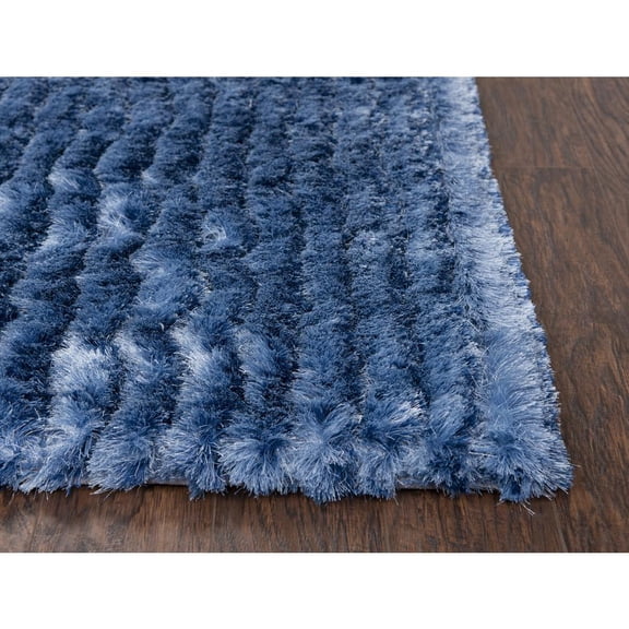 Eclipse Blue 7'6"X9'6" Tufted Rug- EC1003