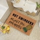 thumbnail image 5 of Alfombras de baño, felpudo con diseño de piña, felpudo de bienvenida, 23,62 x 15,75 pulgadas, antideslizante, para verano, divertidas y novedosas, para decoración de interiores y exteriores., 5 of 7
