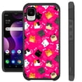 thumbnail image 1 of Compatible with TCL Ion Z Hybrid Fusion Guard Phone Case Cover (Pink Fishbone Cat), 1 of 1