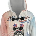 thumbnail image 4 of 4th of July Siberian Husky Celebrates Independence Day All Over Print 3D Hooded Duffle Toggle Coat Husky Dog Lover Gifts - 12010, 4 of 6