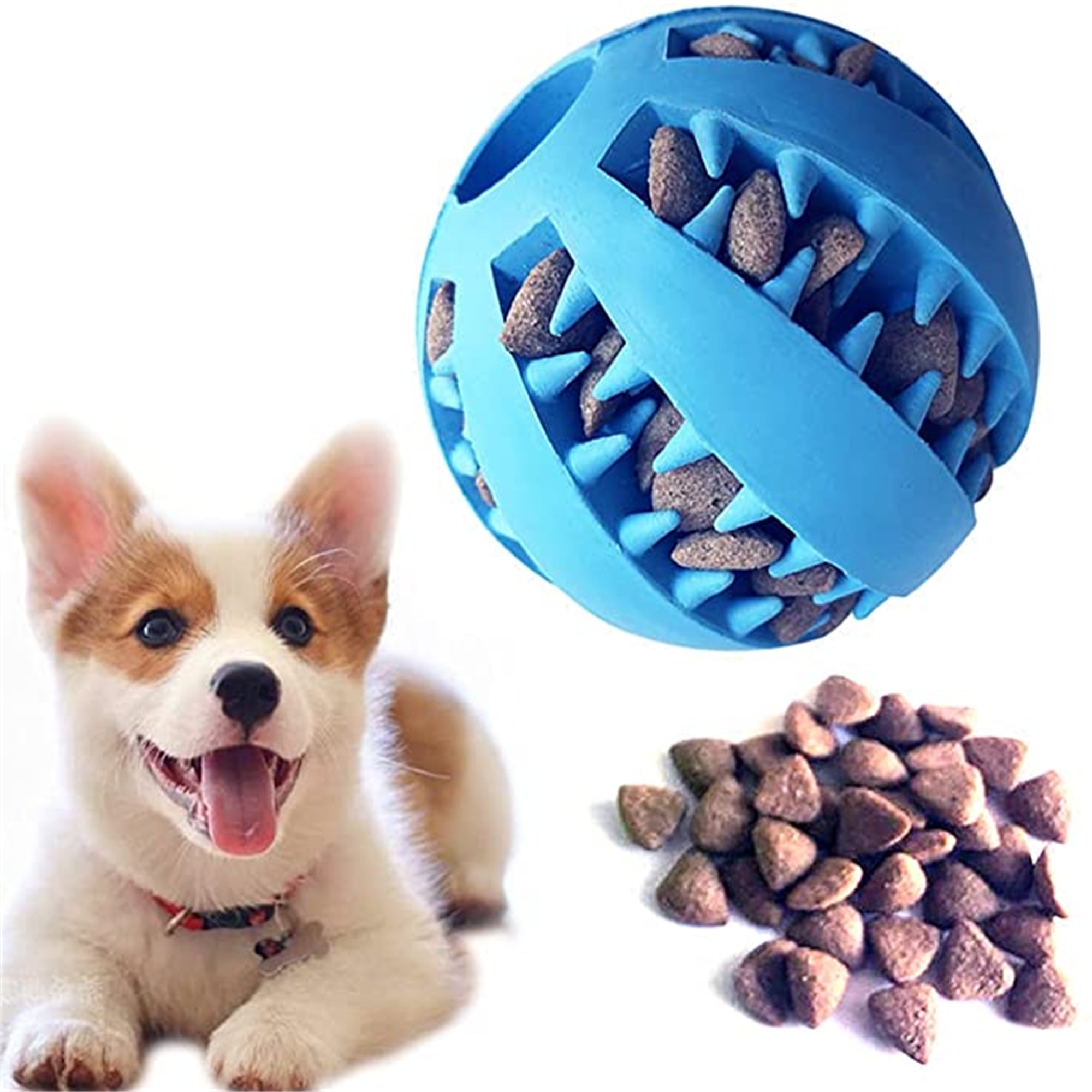 Dog Toy Ball Food Dispensing Toys Portable Dog Chew Toy Interactive Food Toy  for Treat Ball for Small Large Breed - AliExpress