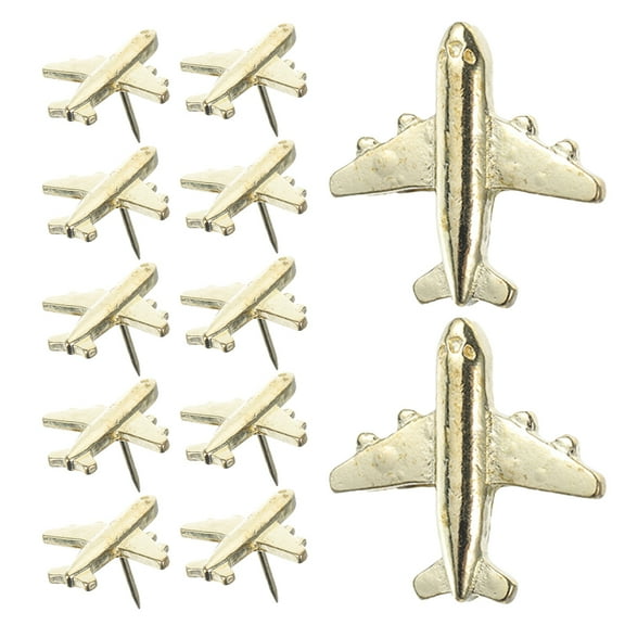 LULULION jumbo push pins push pins for wall Golden 24pcs