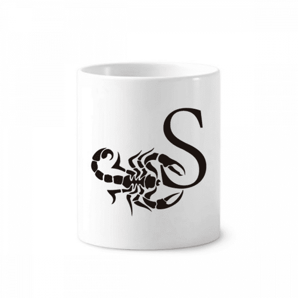 Scorpion Natural Insect Letter Toothbrush Pen Holder Mug Cerac Stand Pencil Cup