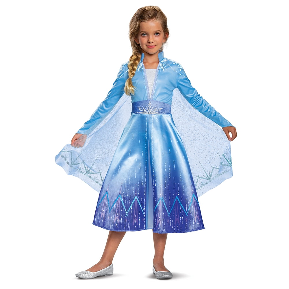 Halloween Costume~2T-3T//4T Elsa Classic Disney Frozen Princess Fancy Dress Up
