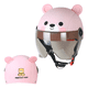 thumbnail image 2 of Casco Ajustable Infantil Diseño de Oso  Malubo Color Rosa, 2 of 4