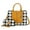 CKR Mustard, variant on Yola Women's Satchel Bag With Wallet, Solid Vegan Leather Handbag Purse Set by Mia K - Black