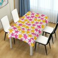 thumbnail image 4 of Yayeee Tablecloths 54" x 54" Rectangle Wrinkle Resistant Party Table Cover, Yellow Stars Pattern, 4 of 8