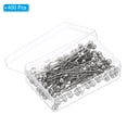 thumbnail image 3 of Uxcell Sewing Pins, 1.5 Inch Straight Pin with Plastic Pearlized Ball Head, Silver,400Pack, 3 of 6