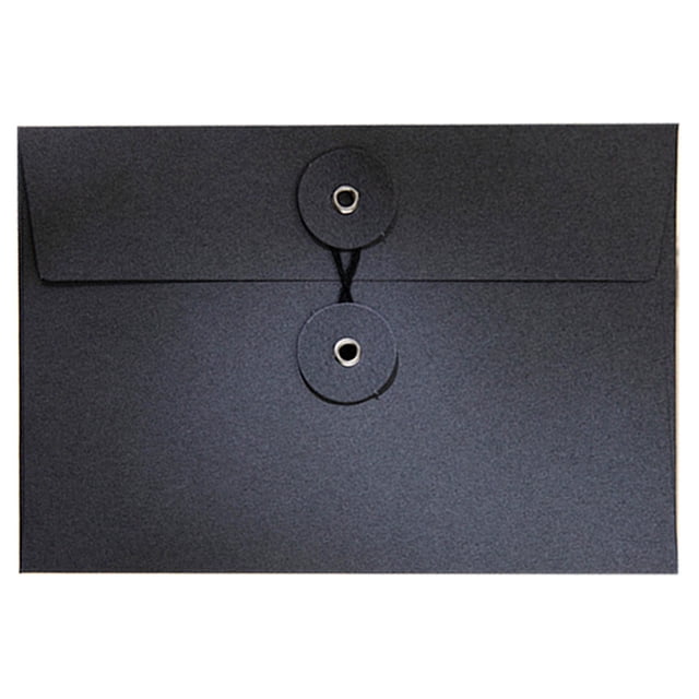 Miyuadkai A6 Contract File Bag Test Paper Bag (11.3*16.8) Gray, Envelopes with Thread Seals Thick Cowhide Foldersreusable Transparent Envelopes and Organizers