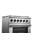 thumbnail image 5 of Forno Marco 30-Inch Dual Fuel Range, Stainless Steel, 4 Burners, 37,000 BTU, True Convection Oven, Energy Efficient, 5 of 5