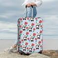 thumbnail image 7 of Naloa Panda And Rose Elastic Suitcase Protector, Travel Suitcase Protector Cover Fits 18-32in Suitcase(No luggage included)-Small, 7 of 7