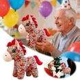 thumbnail image 2 of Ethnic Pattern Zodiac Horse Plush - Folk Art Stuffed Animal, 6 Inch Soft Cotton Toy for Lunar New Year Decor, Birthday Gift & Home Accent (Colorful Style), 2 of 5