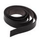 thumbnail image 1 of Cinta de cuero sintético PU negro con tira de cinta plegada, accesorios de marroquinería, 1 of 9