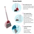 thumbnail image 2 of Set de juego de simulación Broom BSMStone para niños, color rosa, 58 cm, 2 of 7