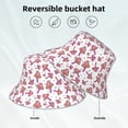 thumbnail image 2 of Balery Purple Mushroom Sombreros para el sol para hombre y mujer, sombrero de pescador con UPF 50+, 2 of 6
